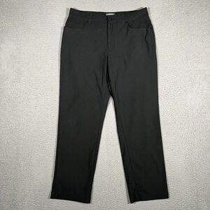 VRST Pants Mens‎ 32x27 Black Commuter Tech Slim Fit Casual Preppy Pockets Logo